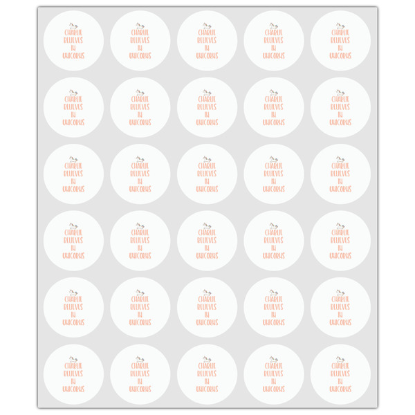 Unicorns Drink Topper - XSmall - Set of 30