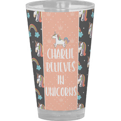 Unicorns Pint Glass - Full Color (Personalized)