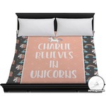 Unicorns Duvet Cover - King (Personalized)