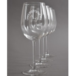 Unicorns Wine Glasses (Set of 4) (Personalized)