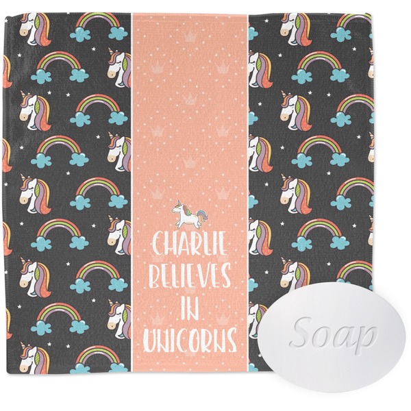 Custom Unicorns Washcloth (Personalized)