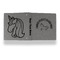 Unicorns Leather Binder - 1" - Grey - Back Spine Front View