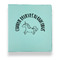 Unicorns Leather Binder - 1" - Teal (Personalized)