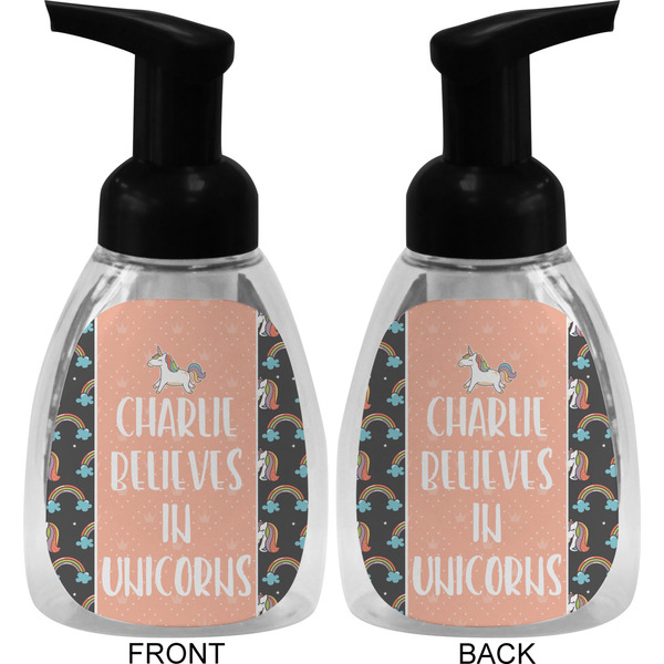 Unicorns Foam Soap Bottle (Front & Back)