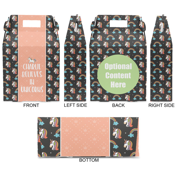 Unicorns Gable Favor Box - Approval