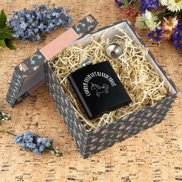 Unicorns Gift Boxes with Lid - Canvas Wrapped - X-Large - In Context