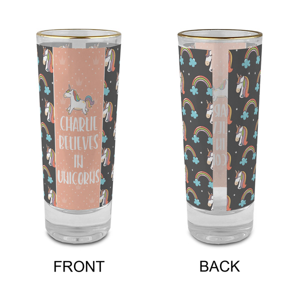 Unicorns Glass Shot Glass - 2 oz - Single - APPROVAL
