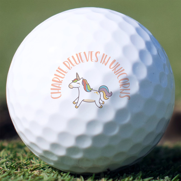 Custom Unicorns Golf Balls - Titleist Pro V1 - Set of 3 (Personalized)