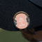 Unicorns Golf Ball Marker Hat Clip - Gold - On Hat