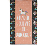 Unicorns Golf Towel - Poly-Cotton Blend - Small w/ Name or Text