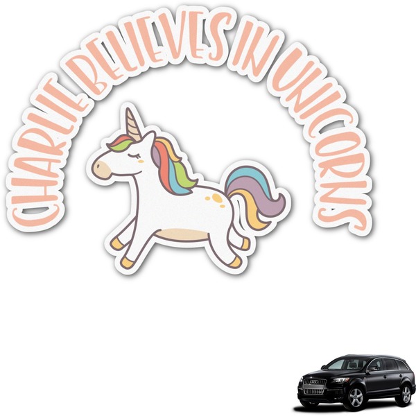 Custom Unicorns Graphic Car Decal (Personalized)