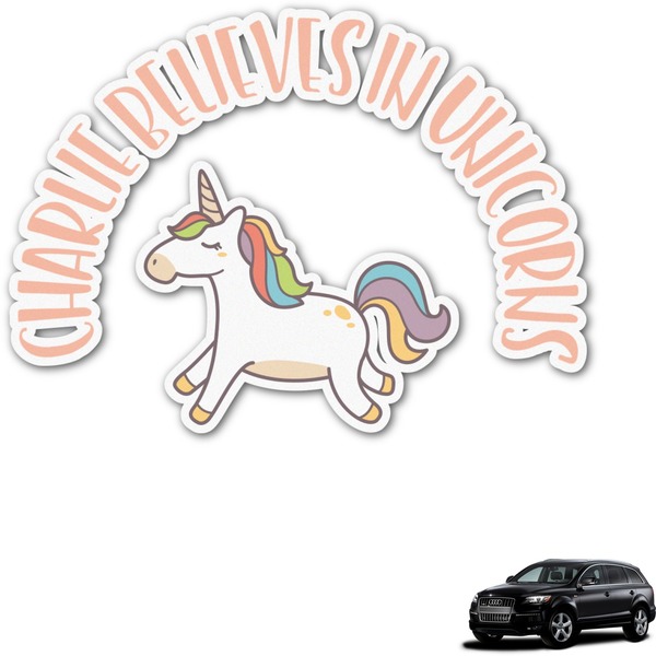 Custom Unicorns Graphic Car Decal (Personalized)