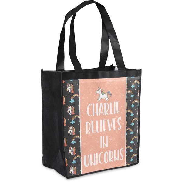 Custom Unicorns Grocery Bag (Personalized)