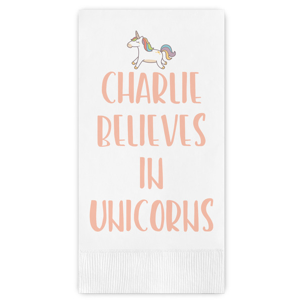 Custom Unicorns Guest Towels - Full Color (Personalized)