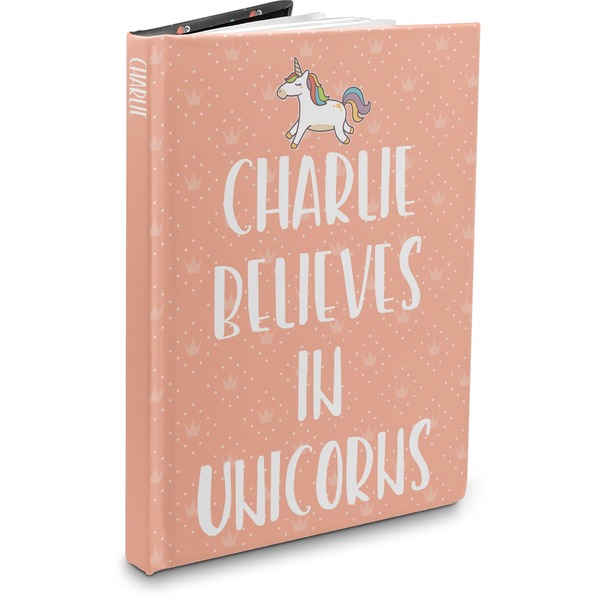 Custom Unicorns Hardbound Journal - 7.25" x 10" (Personalized)