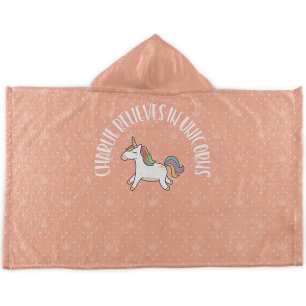 Custom Unicorns Kids Hooded Towel (Personalized)