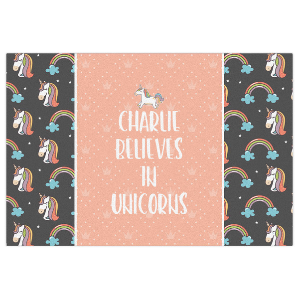 Unicorns Indoor / Outdoor Rug - 2'x3' - Front Flat