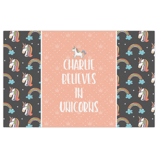 Unicorns Indoor / Outdoor Rug - 5'x8' - Front Flat