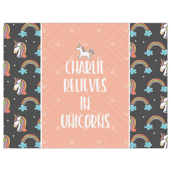 Unicorns Indoor / Outdoor Rug - 6'x8' - Front Flat