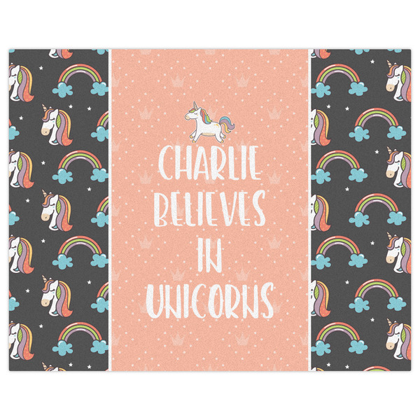 Unicorns Indoor / Outdoor Rug - 8'x10' - Front Flat