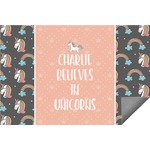 Unicorns Indoor / Outdoor Rug - 8'x10' (Personalized)