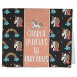 Unicorns Kitchen Towel - Poly Cotton w/ Name or Text