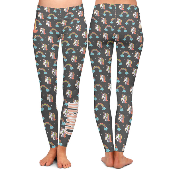 Unicorns Ladies Leggings - Front and Back
