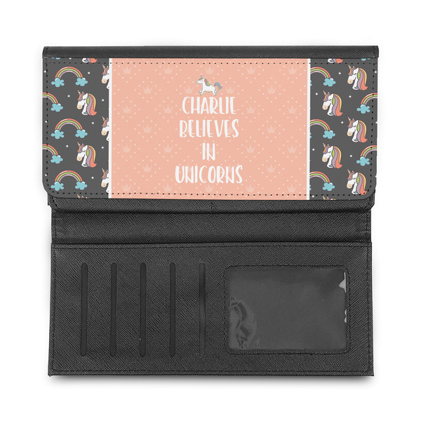Unicorns Ladies Wallet - Half Way Open