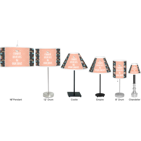 Unicorns Lamp Full View Size Comparison