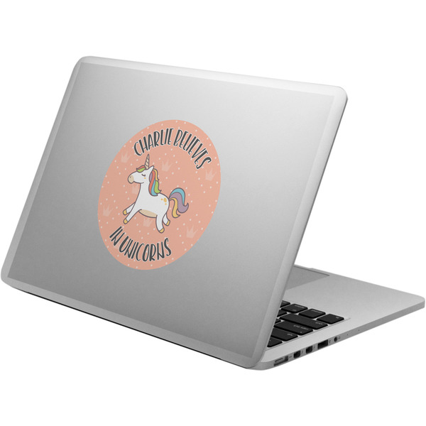 Custom Unicorns Laptop Decal (Personalized)