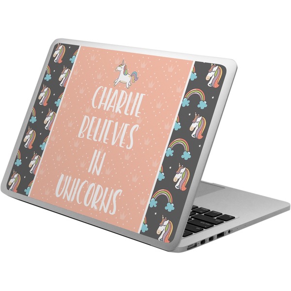 Custom Unicorns Laptop Skin - Custom Sized (Personalized)