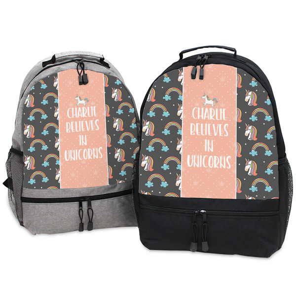 Unicorns Large Backpacks - Both