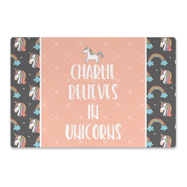 Custom Unicorns Large Rectangle Car Magnet (Personalized)