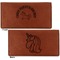 Unicorns Leather Checkbook Holder Front and Back