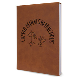 Unicorns Leather Sketchbook (Personalized)
