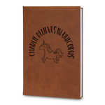 Unicorns Leatherette Journal - Large - Double Sided (Personalized)