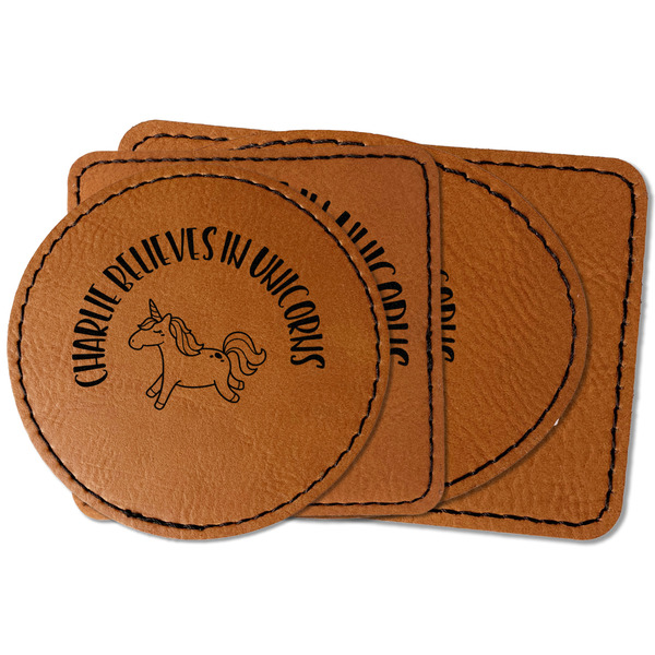 Custom Unicorns Faux Leather Iron On Patch (Personalized)
