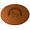 Unicorns Faux Leather Iron On Patch - Oval (Personalized)