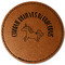 Unicorns Leatherette Patches - Round