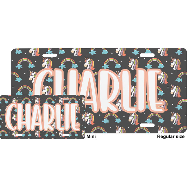 Unicorns License Plate (Sizes)