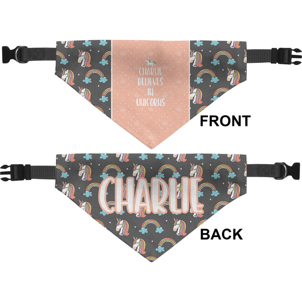 Unicorns Medium Dog Bandana Approval
