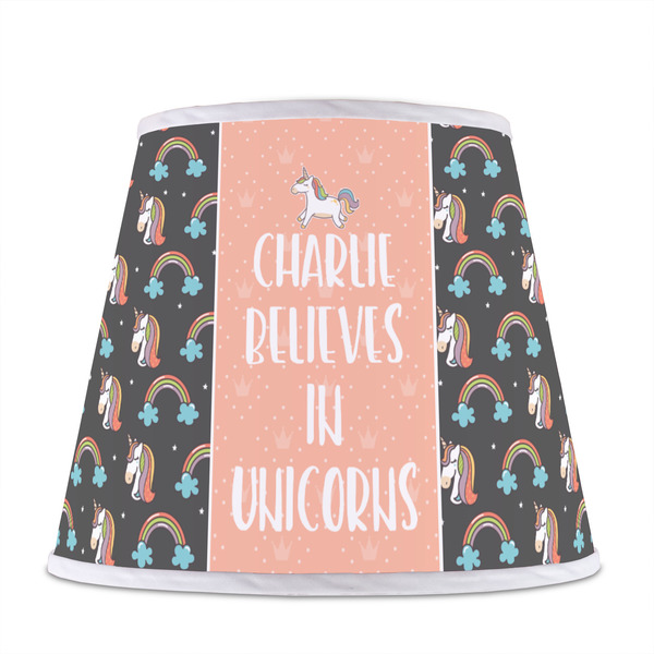 Unicorns Poly Film Empire Lampshade - Front View