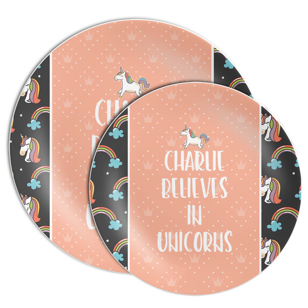 Unicorns Melamine Plates - PARENT/MAIN