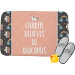 Unicorns Memory Foam Bath Mat - 24"x17" (Personalized)