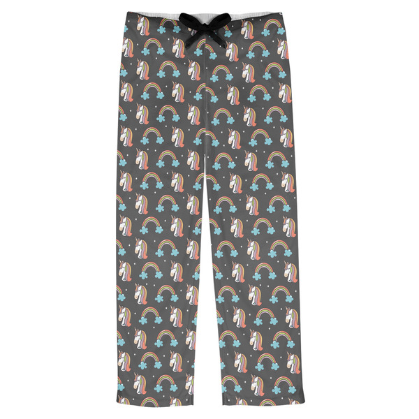Custom Unicorns Mens Pajama Pants - XS