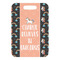 Unicorns Metal Luggage Tag - Front Without Strap