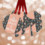 Unicorns Metal Ornaments - Double Sided w/ Name or Text