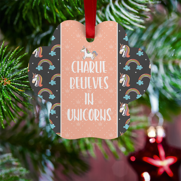 Unicorns Metal Paw Ornament - Lifestyle