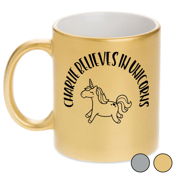 Unicorns Metallic Mugs