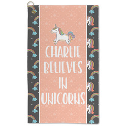 Unicorns Microfiber Golf Towel (Personalized)